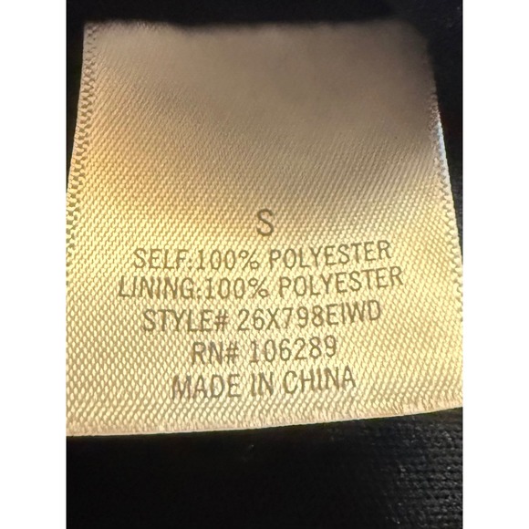 Mi Ami Polka Dot Wrap Dress Ruffle Hem Spaghetti Strap Black S - Picture 4 of 4